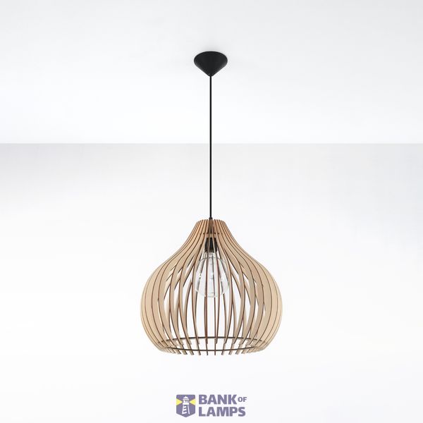 HANGING LAMP APRILLA E27 1X60W IP20 image 2