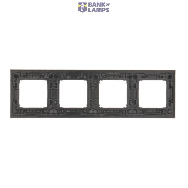 IP44 single socket outlet with frame seal - transparent flap, 16A, white image 1