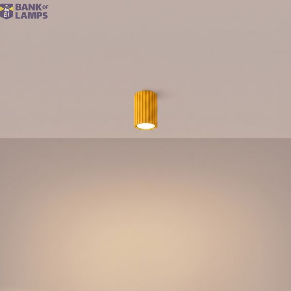 Ceiling lamp KARBON 10 yellow image 2