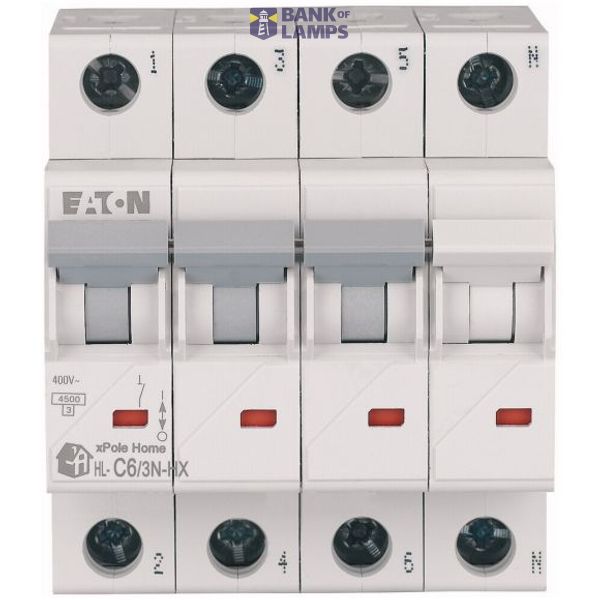 HL-C6/3N-HX Eaton Moeller series xPole - HL/HL-HX MCB image 1