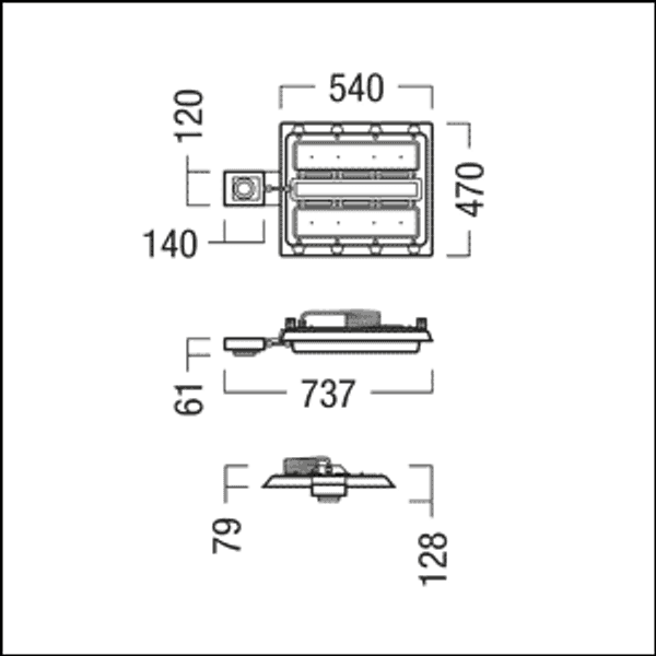 CR2 M17k-840 PC WB PIRBC WH - LED high-bay luminaire image 2