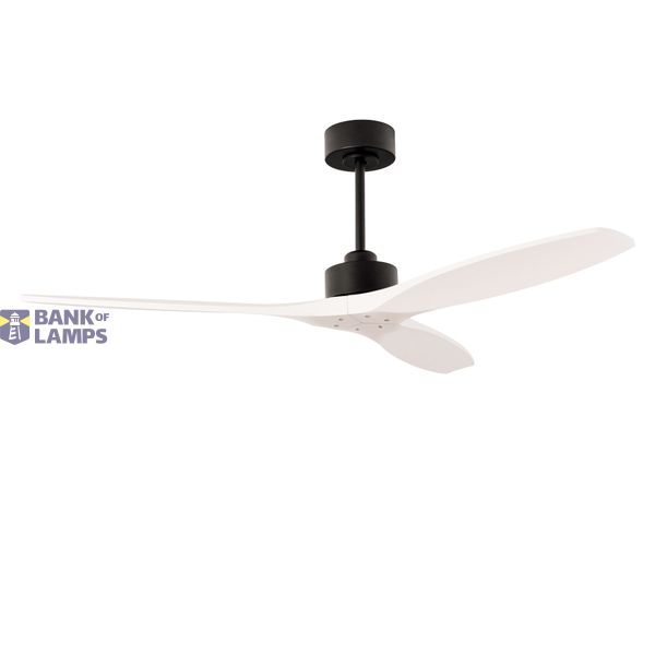 Fan Stem Evo ø1220mm Black with White Blades White LED image 1