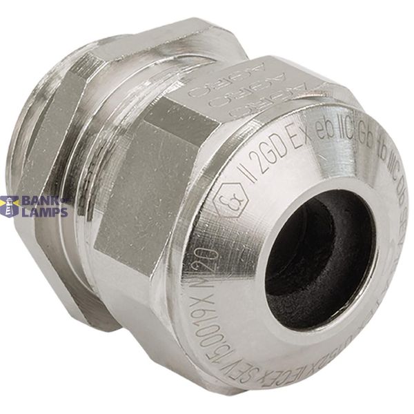 Cable gland Progress brass M20x1.5 Ex e II cabel Ø 6.0-8.0 mm image 1