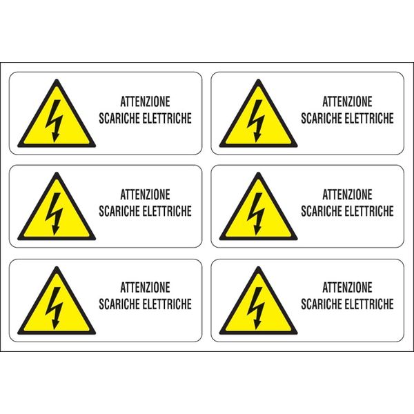 Adhesive label - Dimensions: 300 x 210 mm image 1