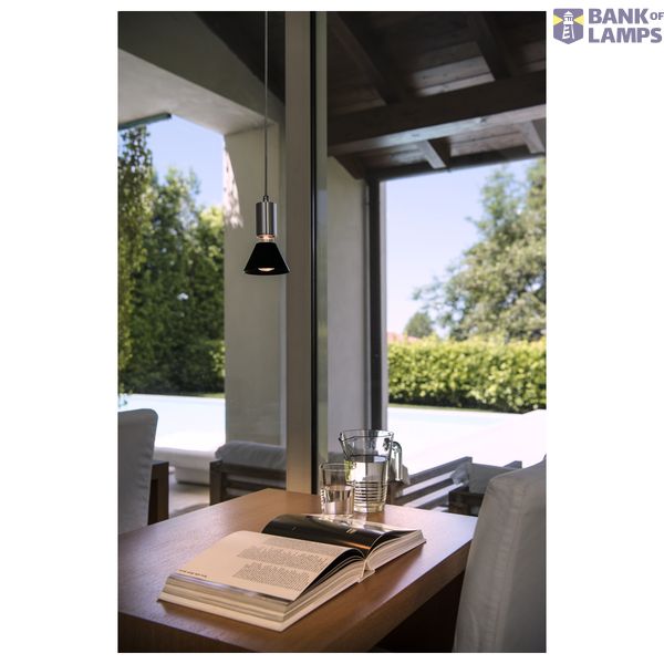 FITU pendant, A60, round, brushed aluminium, max. 60W image 5