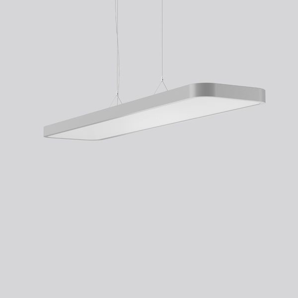 TRIONA rectangle, 49 W, 6250 lm, 830, silver, DALI Pendant luminaires, image 1