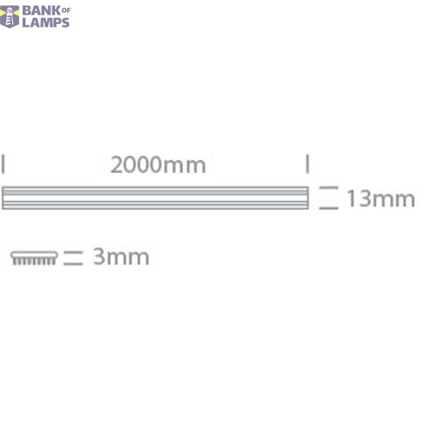 ALUMINIUM PROFILE FOR HEAT DISSIPATION 2m image 2