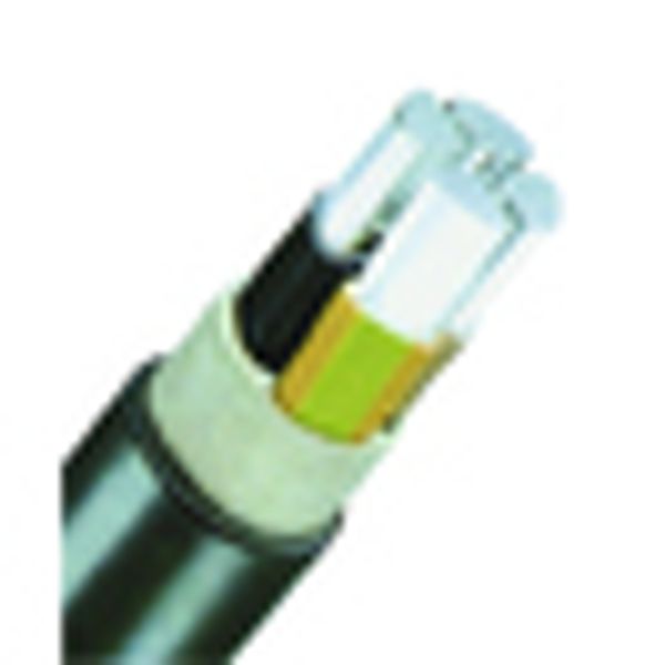PVC Insulated Cable Alu Conductor 0,6/1kV E-AYY-J 5x70rm bk (The price is shown without markup on metals. Request a quote for accurate information) image 1
