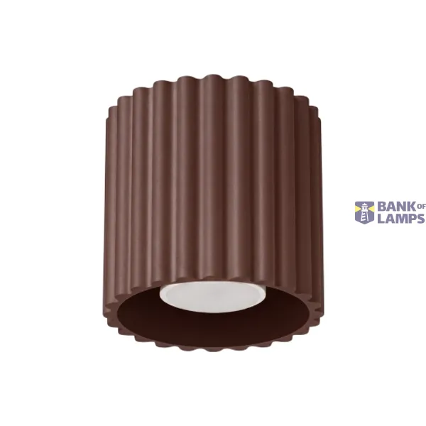 Ceiling lamp AURA 1 brown GU10 image 1
