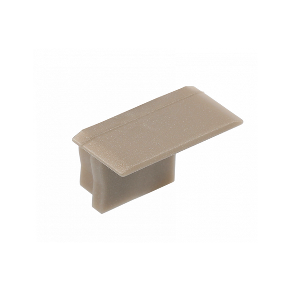 Standard plug for recessed profile PA-GLAXMW-AL, (set of 10 pcs.), champagne image 1