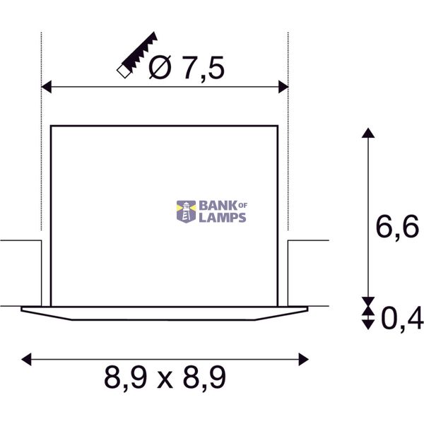 EASY-INSTALL QPAR51 DL, indoor recessed ceiling light, black, square image 5