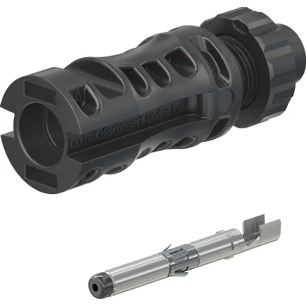 MC4-Evo 2 surface mount plug, 4.0-6.0 mm², 1.5 kV, 42 A, 32.0347P0001 image 1