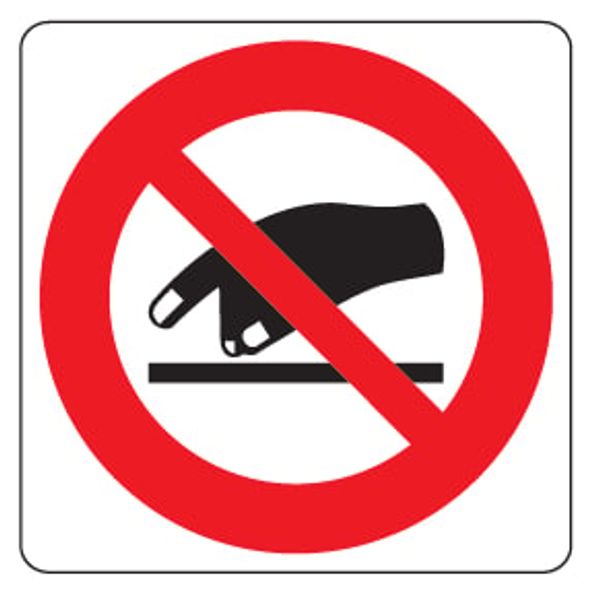 Adhesive for square prohibit. signs - Side: 125 mm image 1