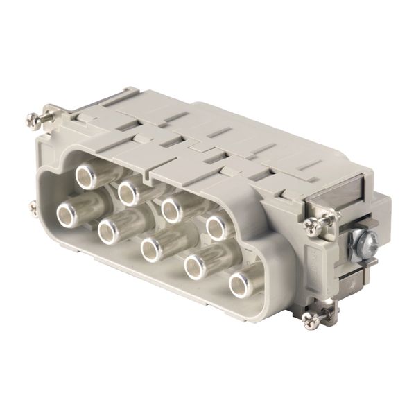 HDC insert, Male, 690 V, 110 A, Number of poles: 8, Axial screw connection, Size: 8 image 1