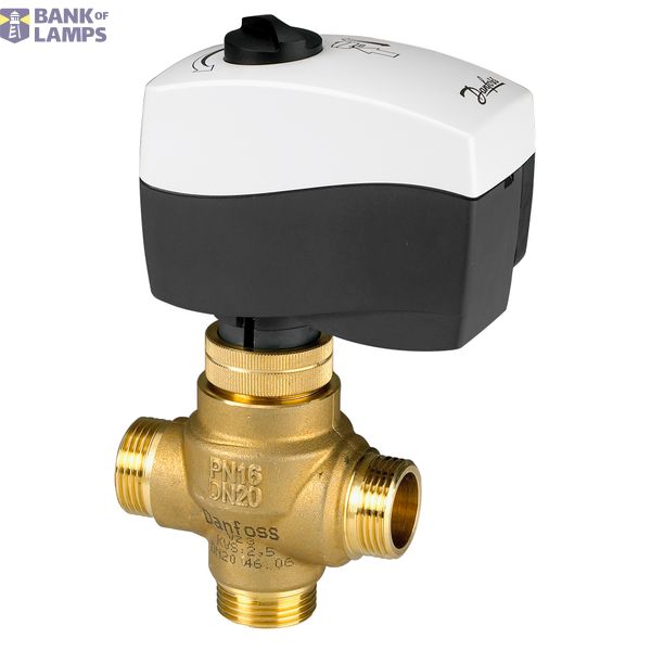 3-way control valve type VZ3, G 3/4, PN16 Kvs=2.5/1.6 image 1