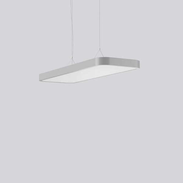 TRIONA rectangle, 30 W, 4100 lm, 840, silver, DALI Pendant luminaires, image 1