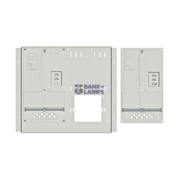 Set Meter box insert 1-row, 2 meter boards / 9 Modul heights image 1