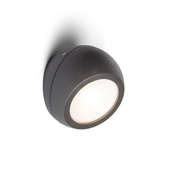 SIV surface mounted anthracite grey 230V LED 6W 120° IP54 3000K image 1