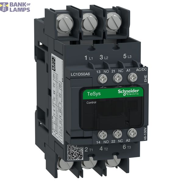 TeSysCTR3P50A AC3 NO+NC48-130V ACDC LUGS image 2