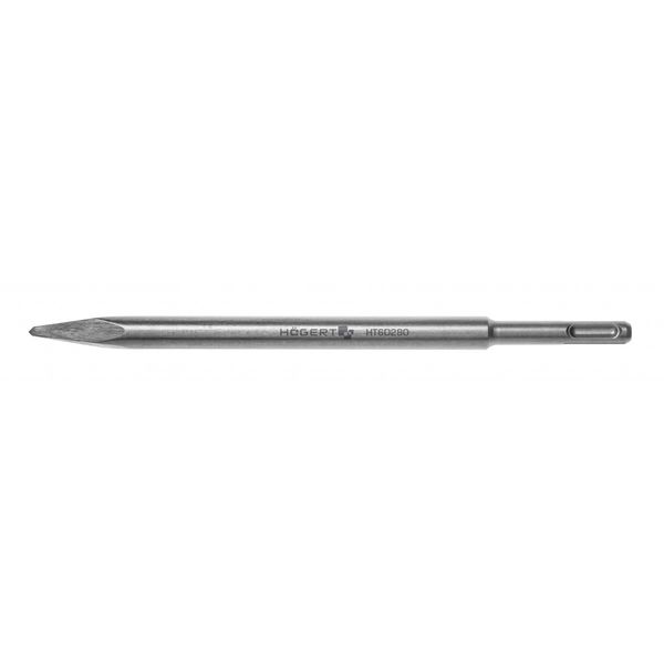 HOEGERT Pointed chisel SDS+, 
4 mm x 14 mm x 250 mm image 1
