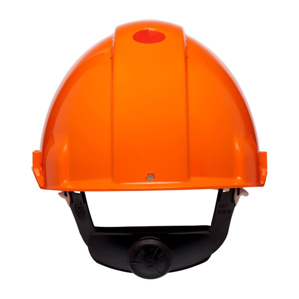 3M™ Hard Hat, Uvicator, Pinlock, Ventilated, Leather Sweatband, Orange image 3