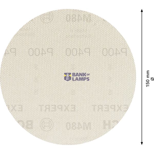 EXPERT M48 Sanding Net for Random Orbital Sanders 15 mm, G 4 5-pc image 2