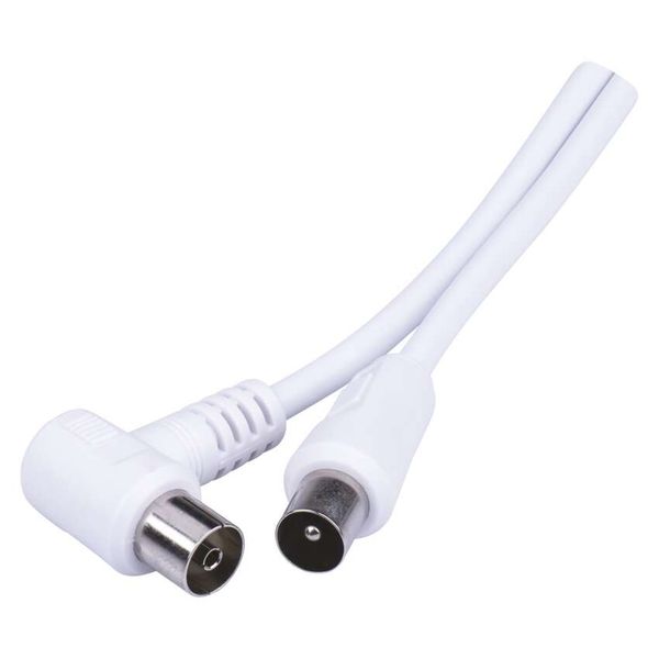 Antenna coaxial cable shielded 3.5m - angled fork image 1