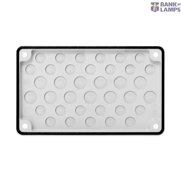 Cable entry gland plate 24xM16, 13xM20 image 1