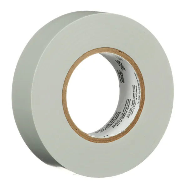 3M™ Temflex™ Vinyl Electrical Tape 165, Grey, 19 mm x 25 m, 100 Rolls/ image 1