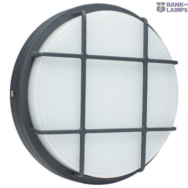 Schwabe LED Wandlamp 20W Rond Zwart IP65 image 1
