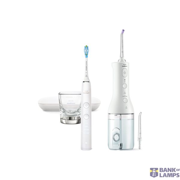 Philips | Oral irrigator + Electric toothbrush | HX3886/41 DiamondClean 9000 | Rechargeable | For adults | Number of brush heads included 1 | Number of teeth brushing modes 2 | White image 1
