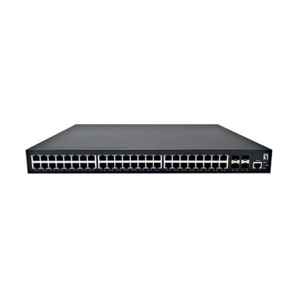 L3 Lite Managed Switch 48x10/100/1000T, PoE+400W + 4xGbE/SFP image 1