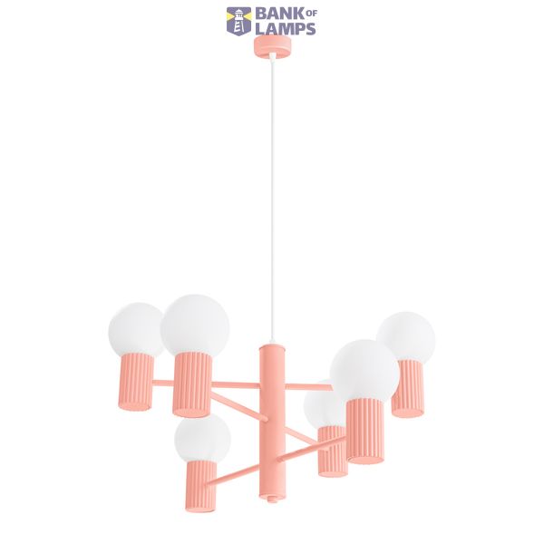 Chandelier HALO 6 peach image 2
