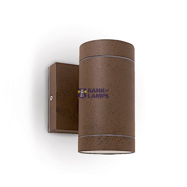 RUST BROWN WALL GU10 10W IP54 image 1