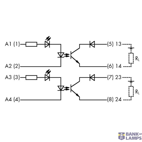 Optocoupler module 2-port Nominal input voltage: 24 VDC image 6