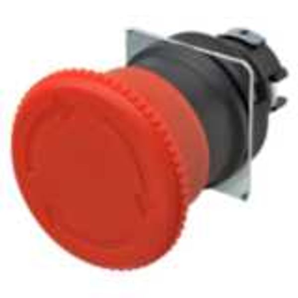 Emergency stop switch, non-illuminated, 40mm dia, push-lock/turn-reset A22E0011M image 3