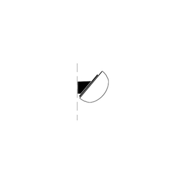 CHIP BRACKET 40° BLACK image 2