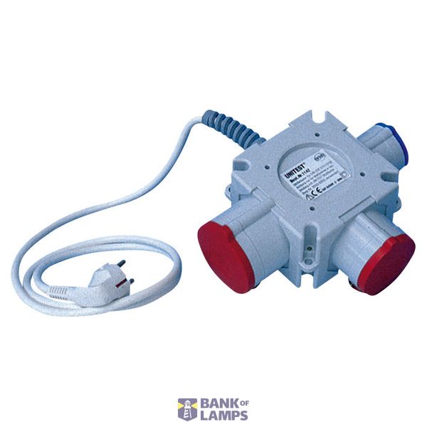 FTC00001142D 1142D Three Phase Adapter, 16 A CEE 3-pole, 16/32 A CEE 5-pole image 1