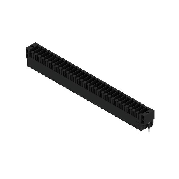 PCB plug-in connector, male header, Solder flange, THT/THR solder connection, 3.50 mm, Number of poles: 32, 180°, Solder pin length (l): 1.5 mm, tinned, black, Box image 4