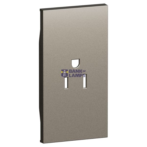 L.NOW - SOCKET COVER US 2P+T 2M CHAMPAGNE image 1