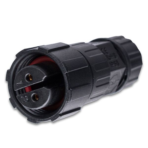 Connector - socket, IP67, soldering, M16, 2-pin image 1