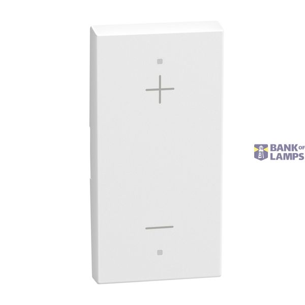 LIGHT NOW KEYCOV DIMMER + - 2 FUNCTIONS 1MODULE WHITE image 1