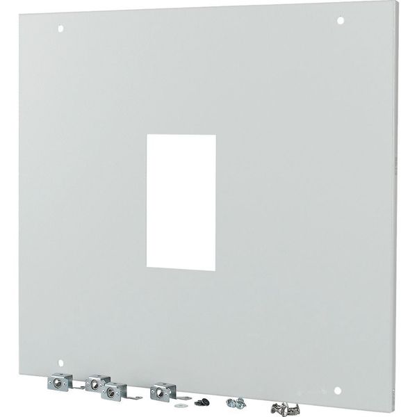 XMN43F06C Front plate, NZM4, 3p, fixed version, W=600mm, grey image 3