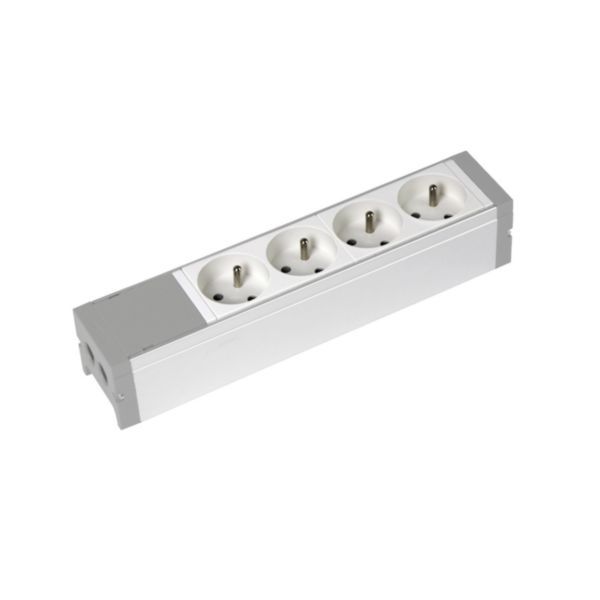Floor socket box 4×2P+E 16A empty image 1
