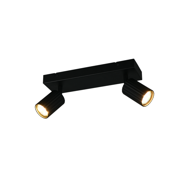 Soka spotlight 2-pc GU10 matt black image 1