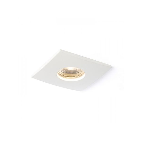 WATERBOY SQ matt white 230V LED 10W 40° IP65 3000K image 1