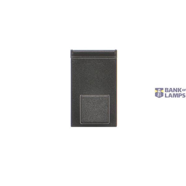 Quadruple pushbutton, (module), Simon 24, IP20, 10A, black matt image 1