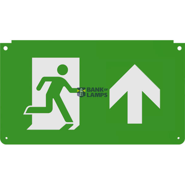 Manot Hanging Exit Up Sign image 1