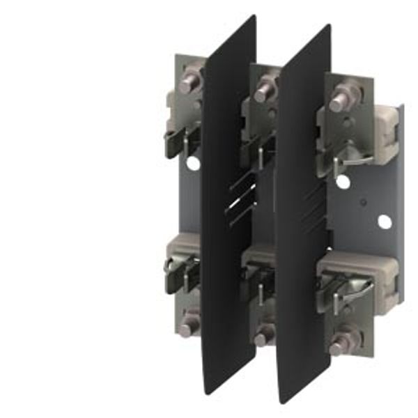 HRC fuse base ceramic Sz.1 3P flat image 1