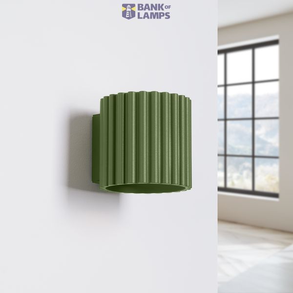 Wall lamp AURA olive green G9 image 3